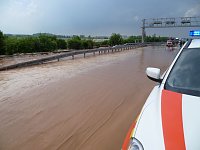 Schlamm auf A 38 Bild: Schlamm auf A 38