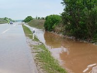 Schlamm auf A 38 Bild: Schlamm auf A 38