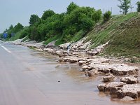 Schlamm auf A 38 Bild: Schlamm auf A 38