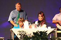 Bild: Der wichtige Schritt