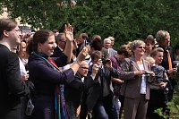 Bild: Der wichtige Schritt