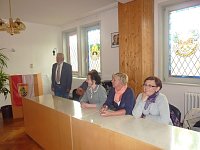 Bild: Besuch im Rathaus