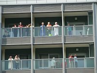 Bild: party auf dem Parkdeck