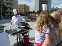 Bild: party auf dem Parkdeck