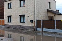 Unwetter in der Grenzstraße Bild: Unwetter in der Grenzstraße
