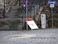 Bild: Absperrung umfunktioniert