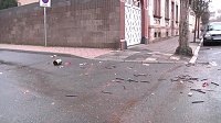 Bild: B&ouml;llerabfall auf den Stra&szlig;en