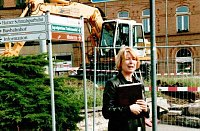 Bild: 2000: Beginn der Umgestaltung Bahnhofsplatz