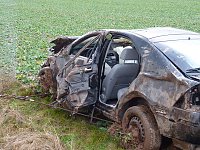 Bild: Crash auf der Autobahn