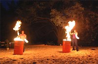 Bild: Feuer am Strand