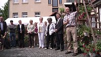 Bild: Fuchsien in der Traditionsbrennerei