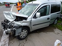 Bild: Unfall auf der A 38