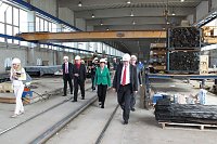 Bild: Besuch bei HABAU in Heringen