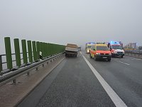 Chaos auf der Autobahn Bild: Chaos auf der Autobahn