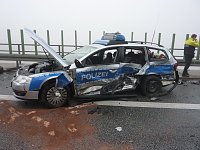 Chaos auf der Autobahn Bild: Chaos auf der Autobahn