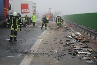 Chaos auf der Autobahn Bild: Chaos auf der Autobahn