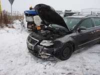Schneemengen führten zu Unfällen Bild: Schneemengen führten zu Unfällen
