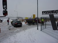 Schneemengen führten zu Unfällen Bild: Schneemengen führten zu Unfällen