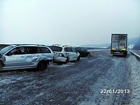 Unfall auf der Autobahn Bild: Unfall auf der Autobahn