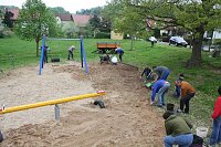 Bild: Arbeitseinsatz am Moosberg