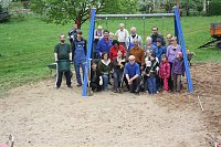 Bild: Arbeitseinsatz am Moosberg