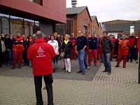 Bild: Warnstreik bei Maximator