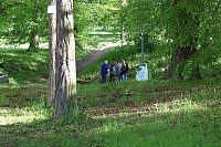 Bild: Arbeitseinsatz im Park Hohenrode