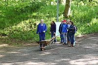 Bild: Arbeitseinsatz im Park Hohenrode