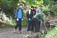 Bild: Arbeitseinsatz im Park Hohenrode