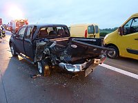 Bild: Unfall auf der Autobahn A 38