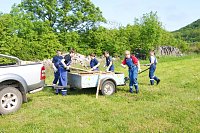 Bild: Pfingstfeuer in Obergebra