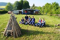 Bild: Pfingstfeuer in Obergebra