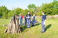 Bild: Pfingstfeuer in Obergebra