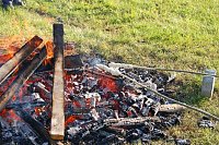 Bild: Pfingstfeuer in Obergebra