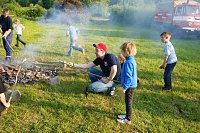 Bild: Pfingstfeuer in Obergebra