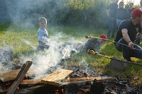 Bild: Pfingstfeuer in Obergebra