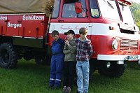 Bild: Pfingstfeuer in Obergebra