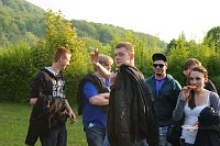 Bild: Pfingstfeuer in Obergebra