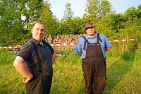 Bild: Pfingstfeuer in Obergebra