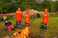 Bild: Pfingstfeuer in Obergebra