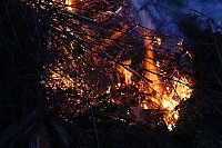 Bild: Pfingstfeuer in Obergebra