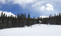 Bild: Unterwegs:  Ski Fahren Rocky Mountains