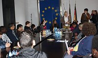 Bild: Empfang im Rathaus