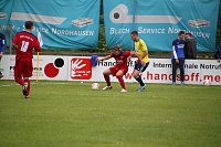 Bild: Die erste Halbzeit gegen den VfL Halle