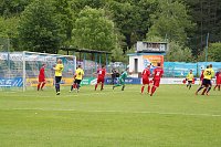 Bild: Die erste Halbzeit gegen den VfL Halle