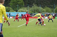 Bild: Die erste Halbzeit gegen den VfL Halle