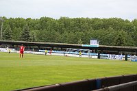 Bild: Die erste Halbzeit gegen den VfL Halle