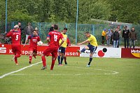 Bild: Die erste Halbzeit gegen den VfL Halle
