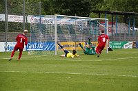 Bild: Die erste Halbzeit gegen den VfL Halle