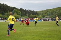 Bild: Die erste Halbzeit gegen den VfL Halle